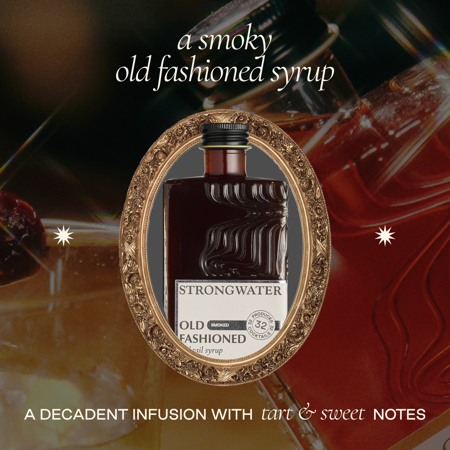 Smoked Old Fashioned Cocktail Syrup