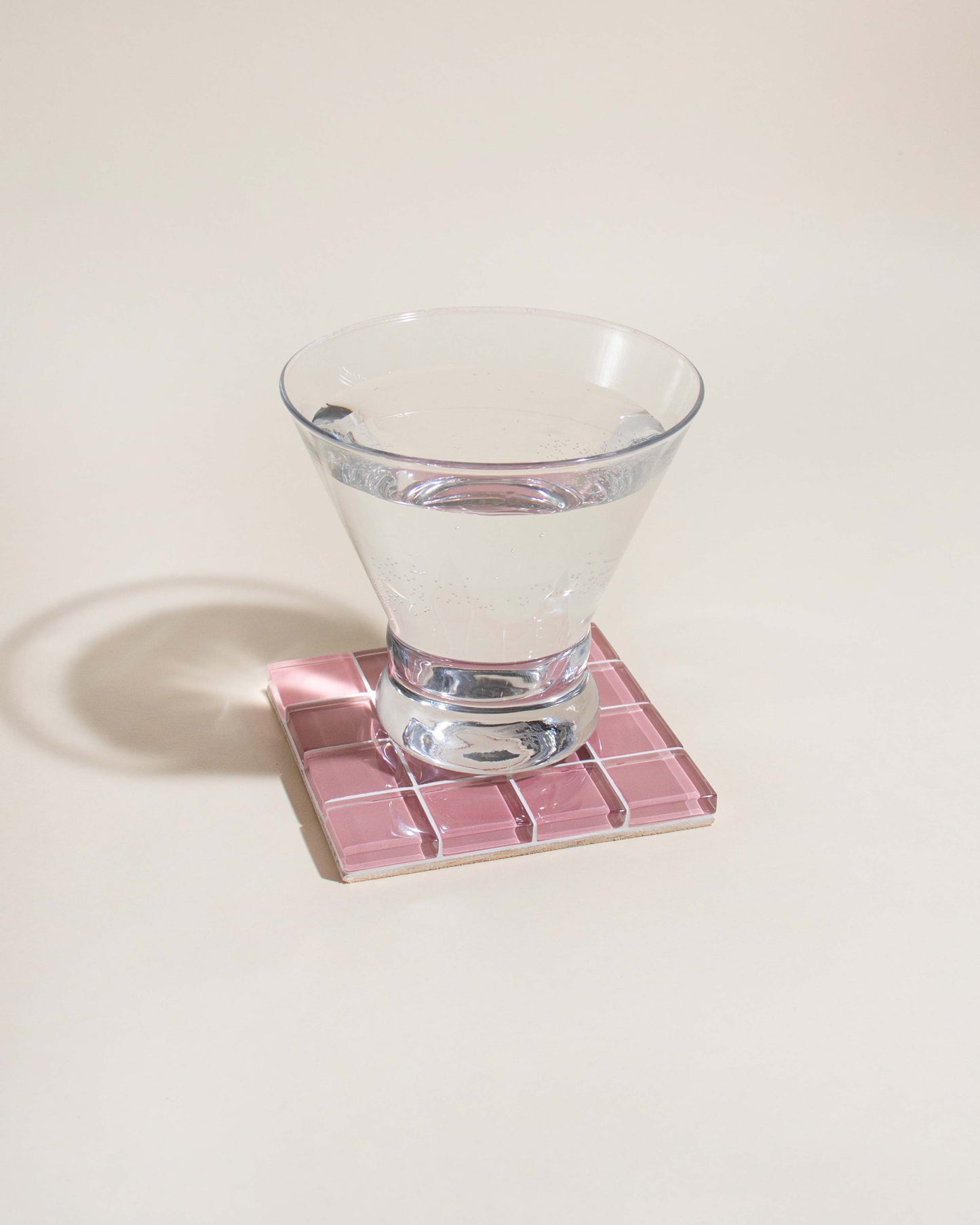 Glass Tile Coaster ~ It's Heart