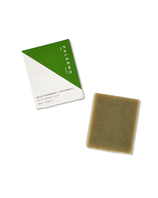 4oz Wild Rosemary + Patchouli Soap Bar
