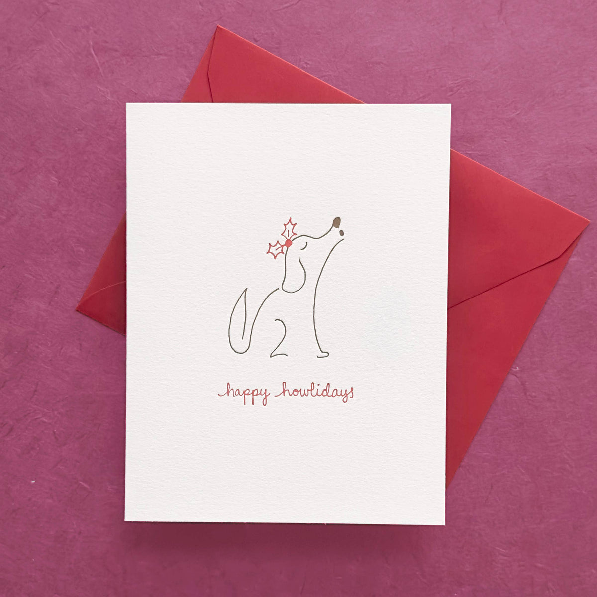 Holiday Greeting Card ~ Happy Howlidays