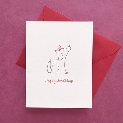 Holiday Greeting Card ~ Happy Howlidays