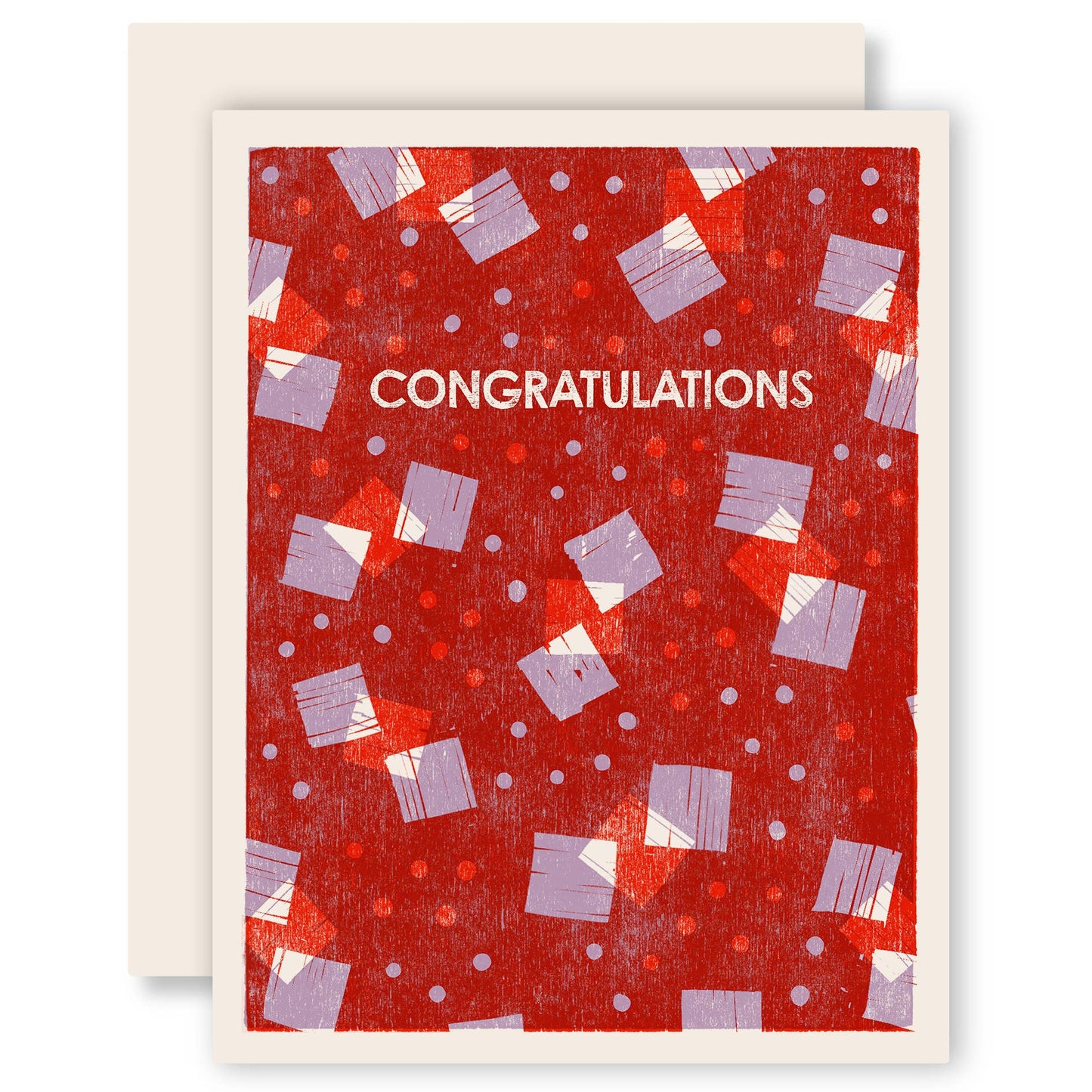 Celebratory Greeting Card ~ Congratulations (Confetti)