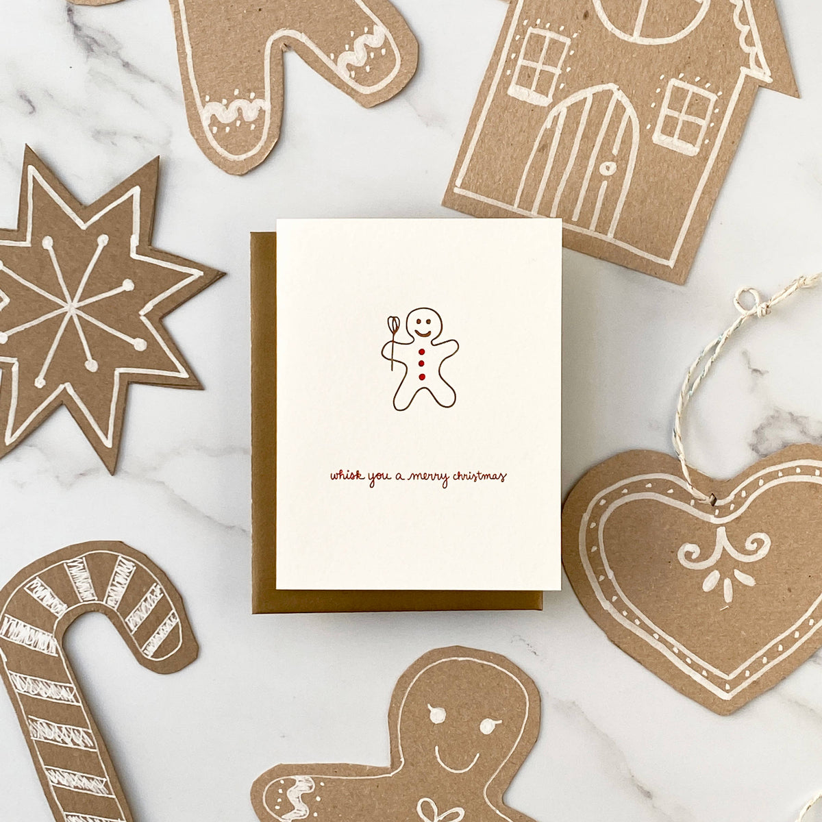 Holiday Greeting Card ~ Whisk You A Merry Christmas
