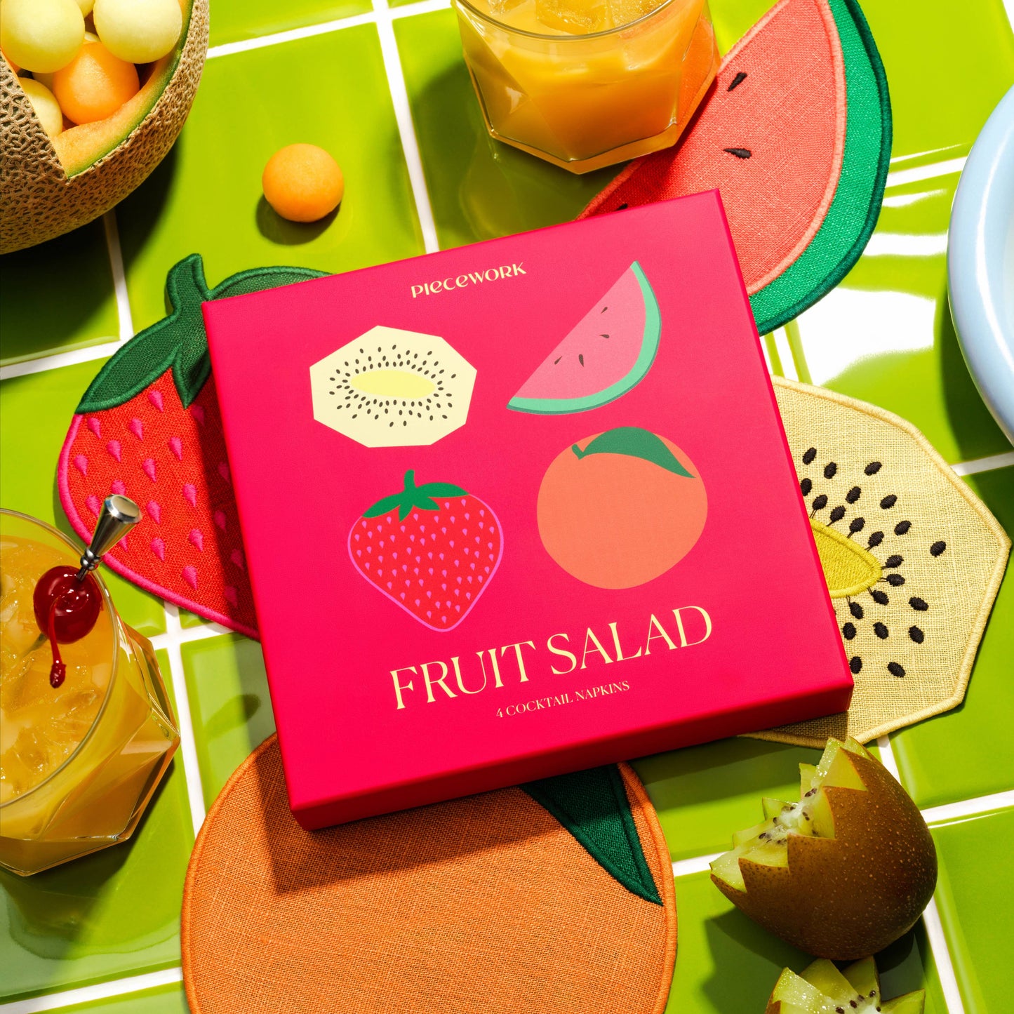 Cocktail Napkins ~ Fruit Salad