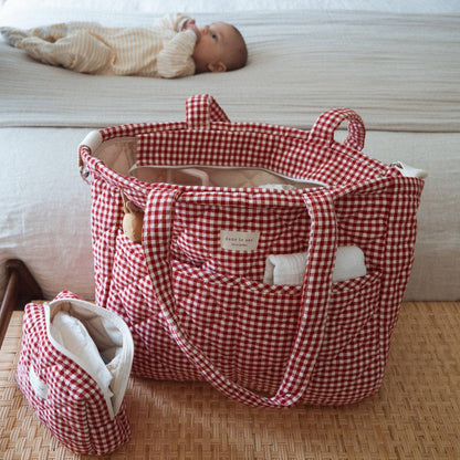 Diaper Bag ~ Red Gingham