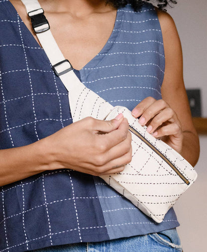 Embroidered Belt Bag