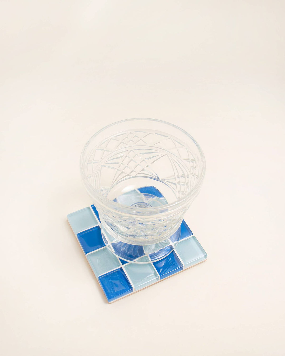 Glass Tile Coaster ~ Blue Sky
