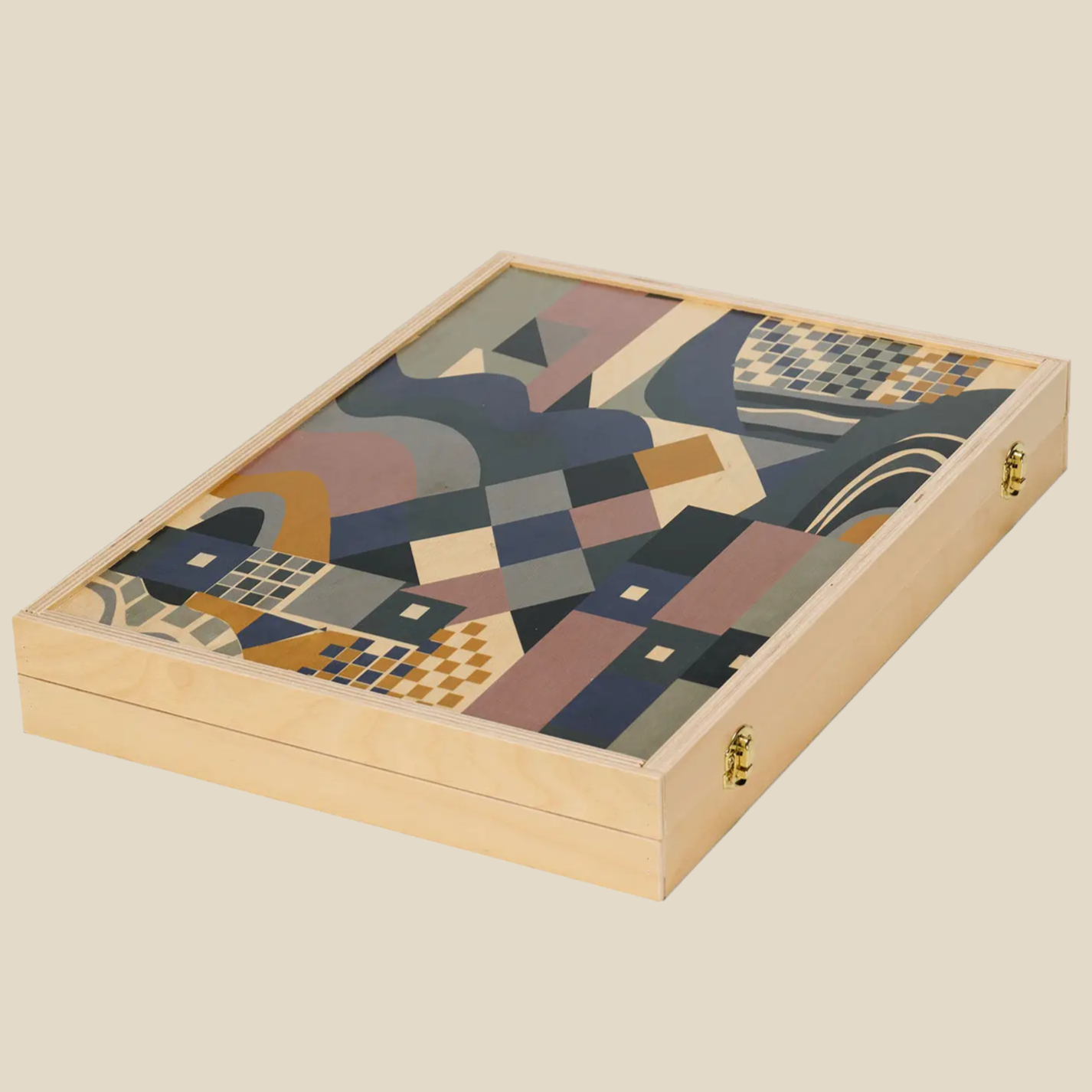 Backgammon Set (Tabletop) ~ Paloma Teal