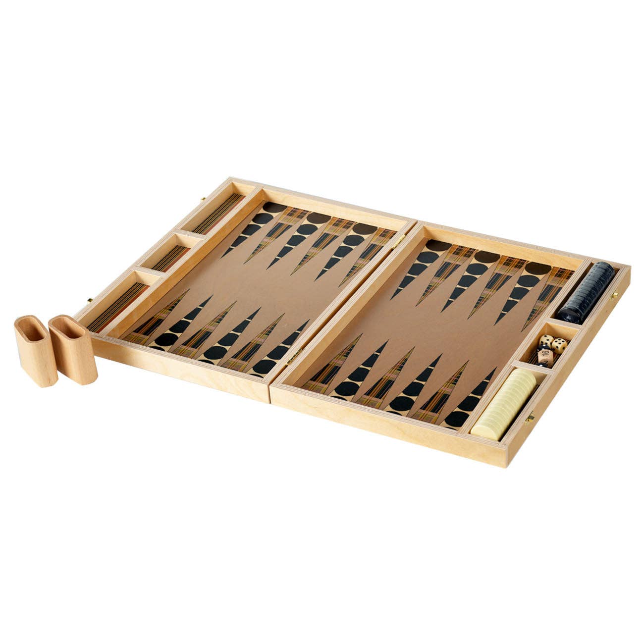Tabletop Backgammon Set ~ Marion Tan