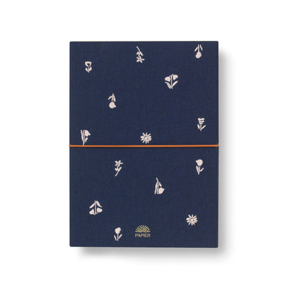 Softcover Lined Notebook ~ Twilight Blooms