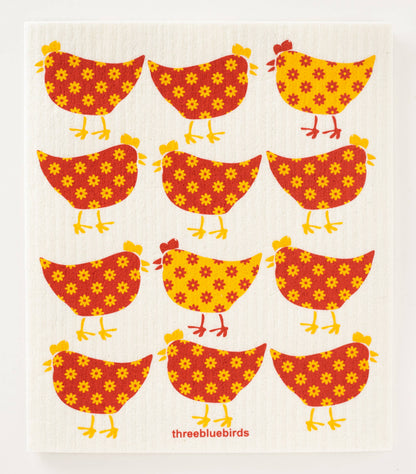 Swedish Dishcloth ~ Little Chickens