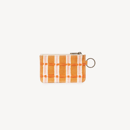 ID Pouch ~  Ember Plaid
