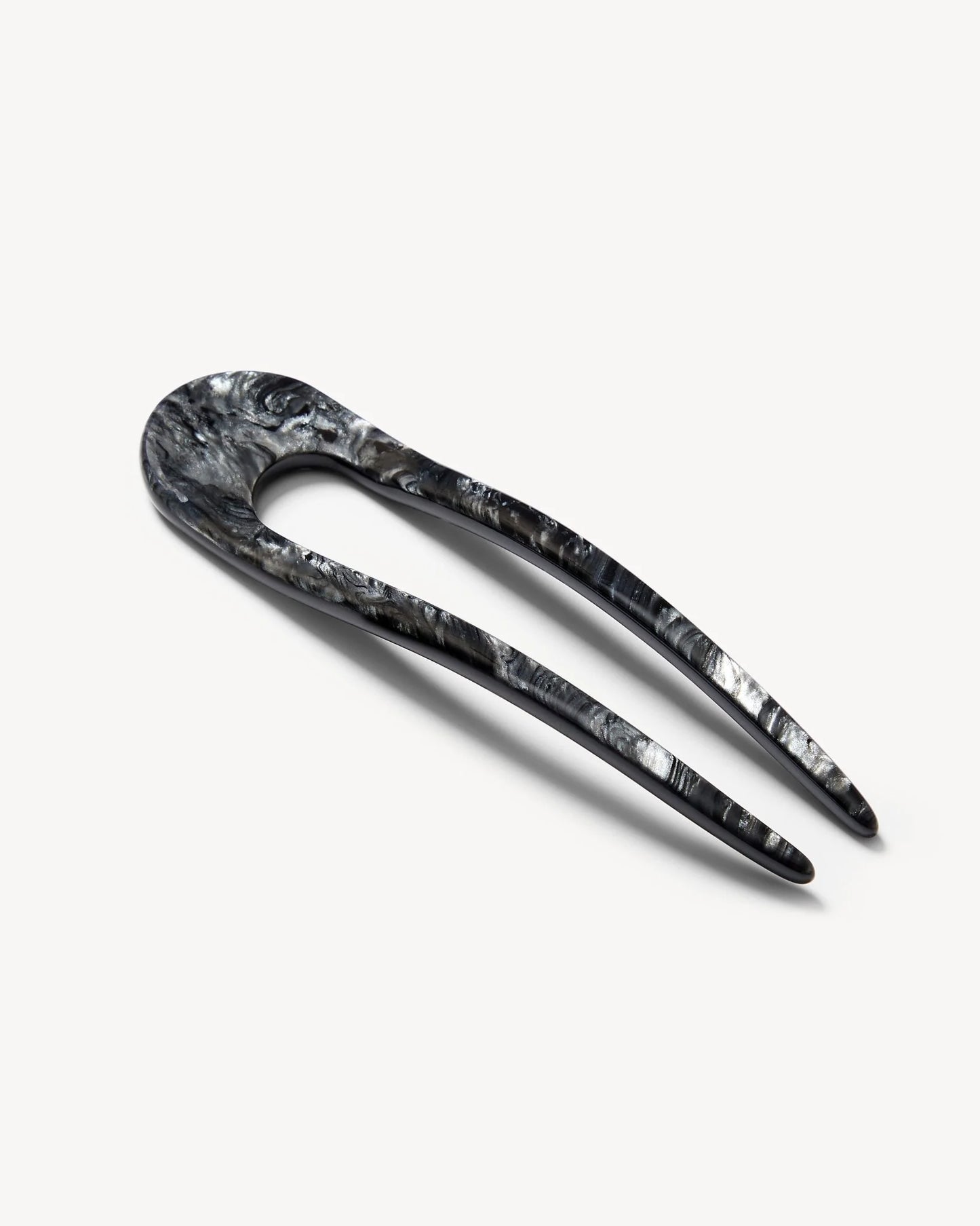 French Hairpin ~ Obsidian