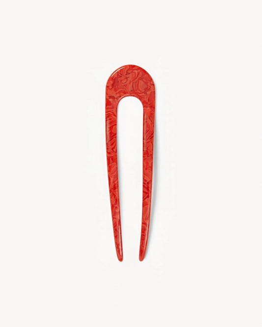 French Hairpin ~ Poppy