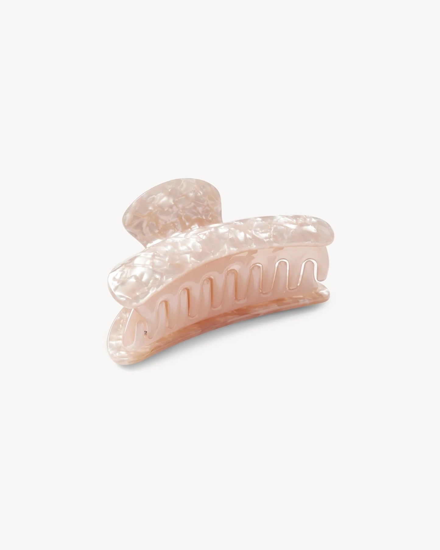 Hair Claw ~ Peach Shell