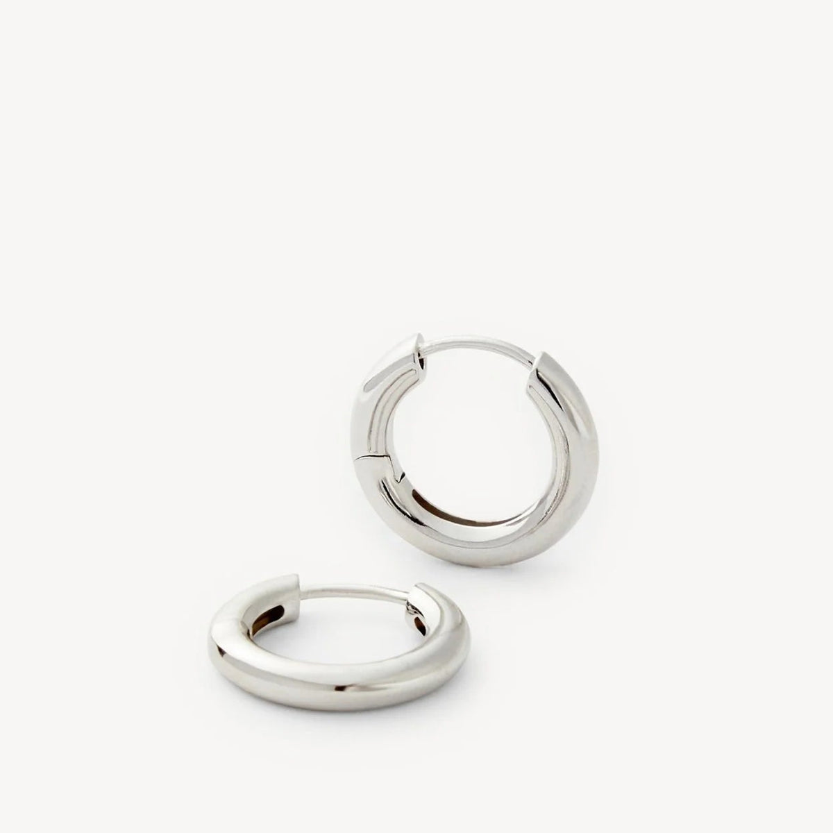 Petite Hoops ~ Silver