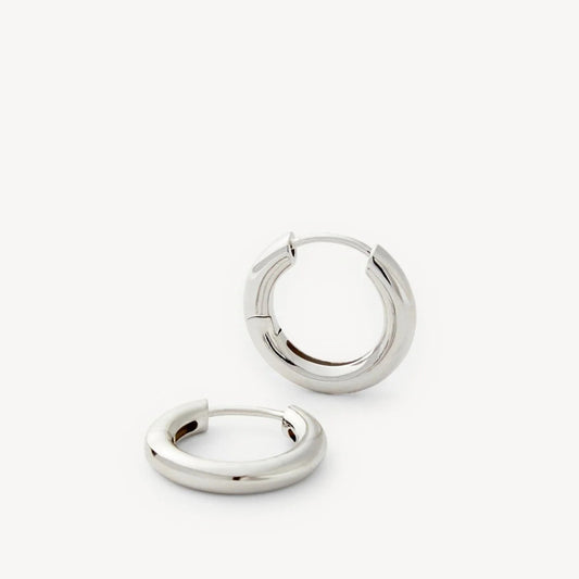 Petite Hoops ~ Silver
