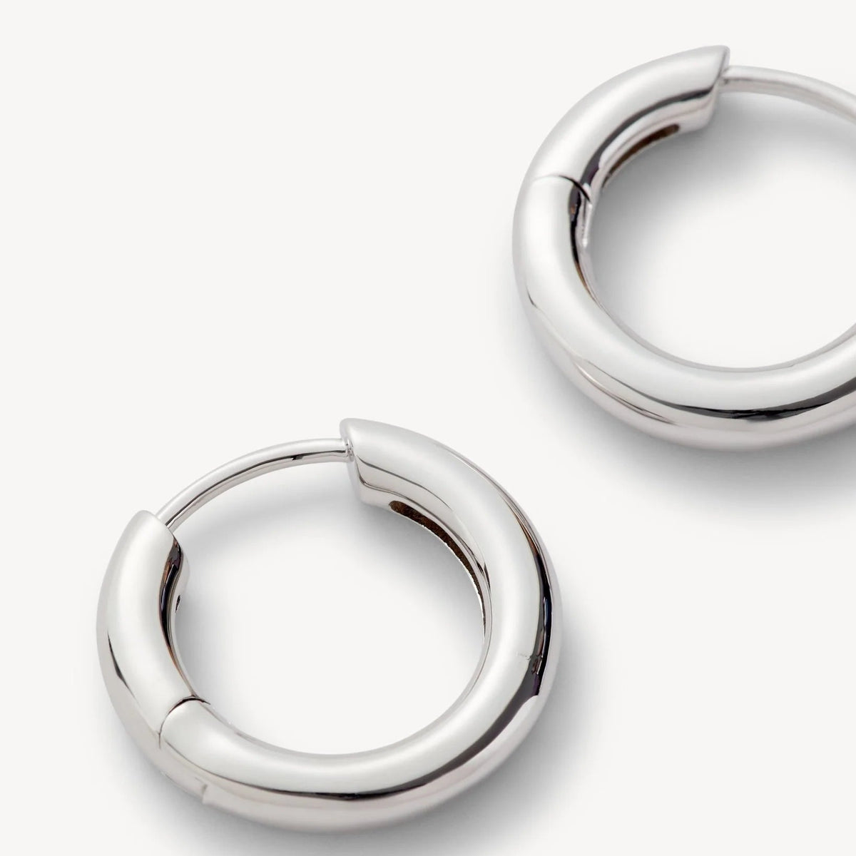Petite Hoops ~ Silver