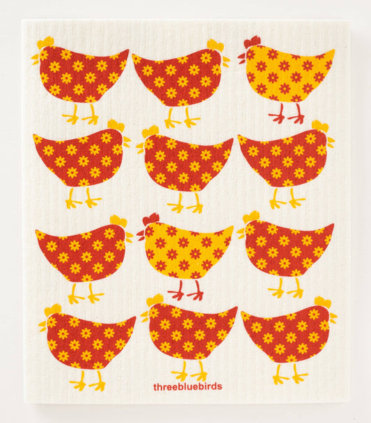 Swedish Dishcloth ~ Chickens