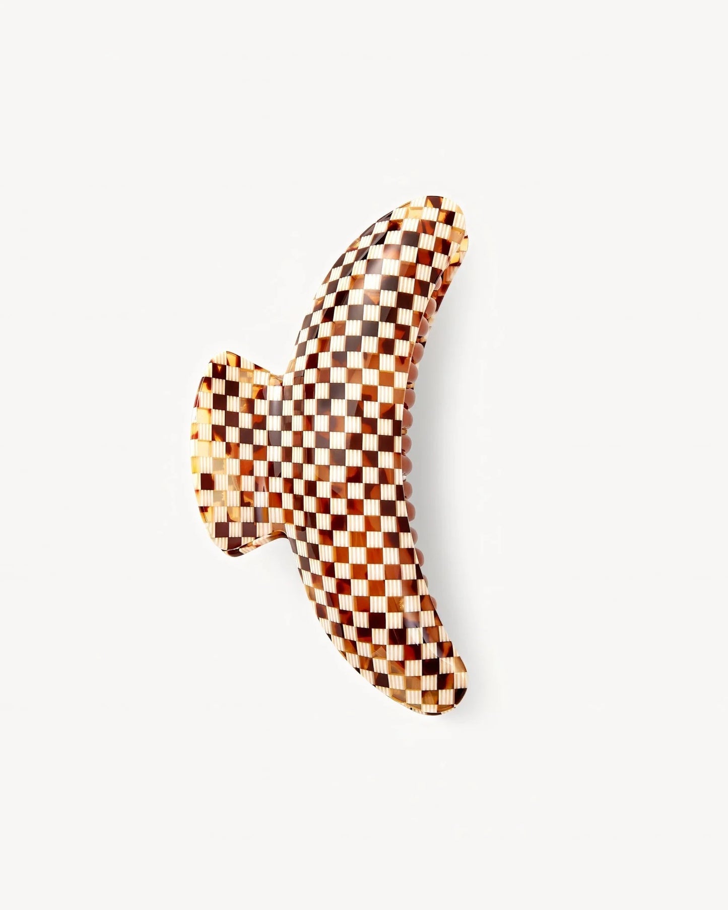 Hair Claw ~ Tortoise Checker