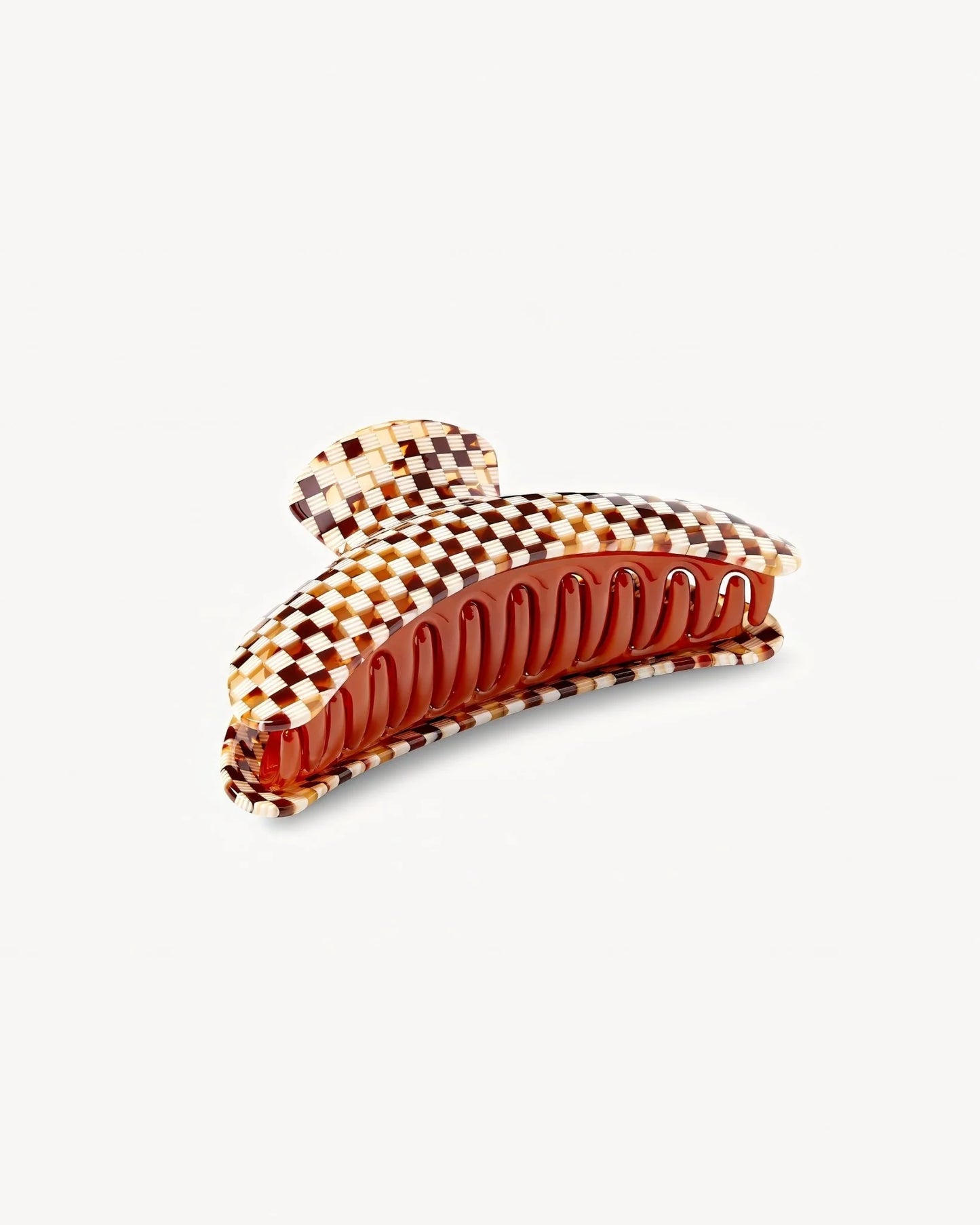 Hair Claw ~ Tortoise Checker