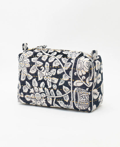 Medium Toiletry Bag ~ Monochrome Floral