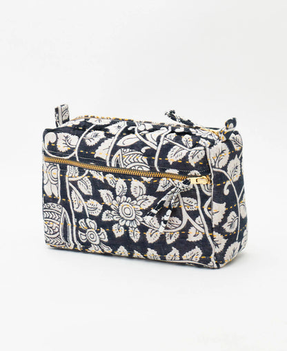 Medium Toiletry Bag ~ Monochrome Floral