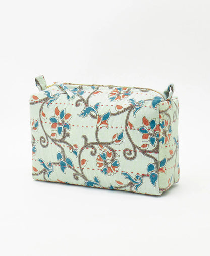 Medium Toiletry Bag ~ Blue Floral