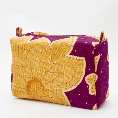 Large Toiletry Bag ~ Flowers