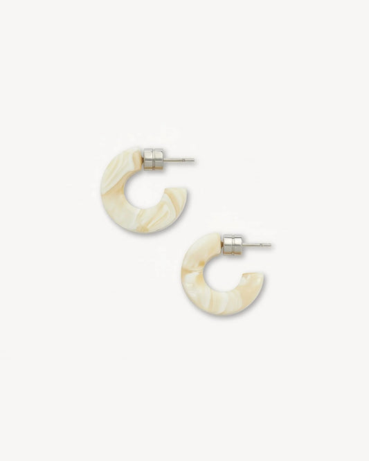 Muse Hoops ~ Ivory