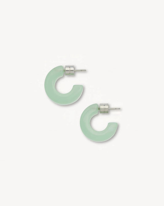 Muse Hoops ~ Sea Glass