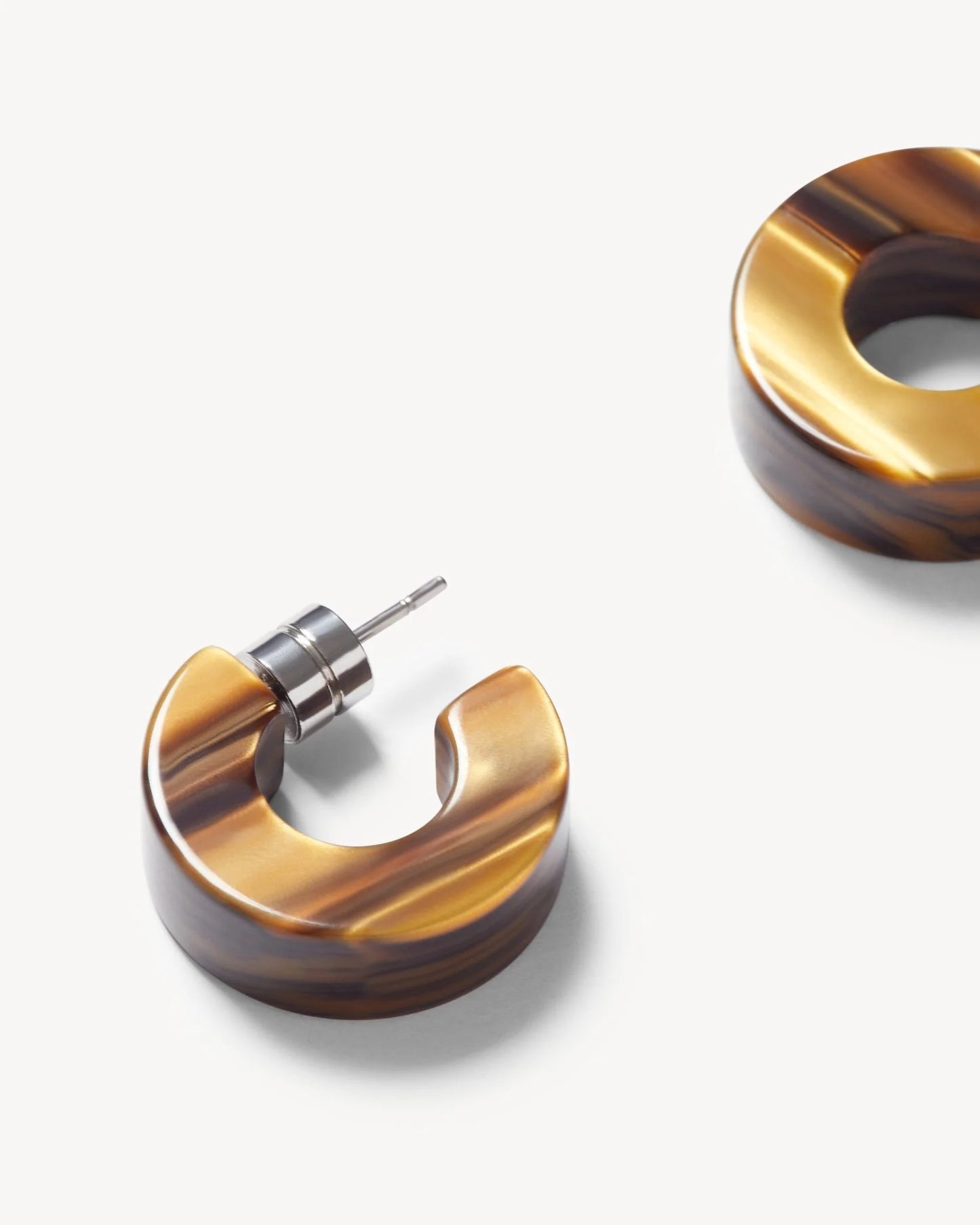 Muse Hoops ~ Tiger's Eye