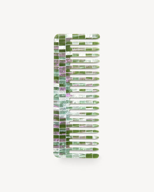 Hair Comb ~ Vert Shell Checker