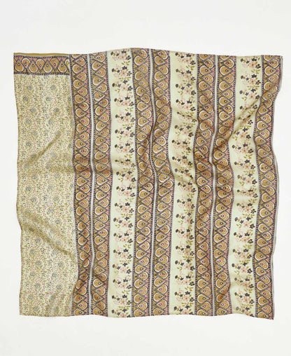 Vintage Silk Square ~ Blush
