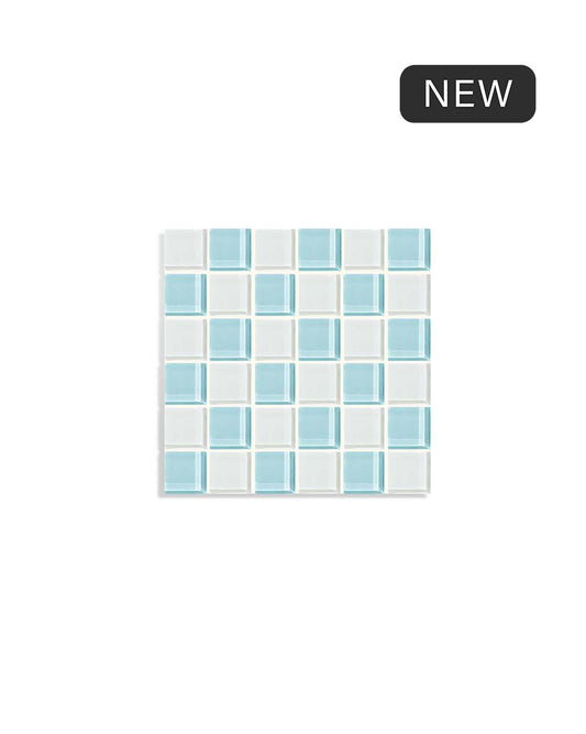 Square Glass Tile Tray ~ Day Dreamer