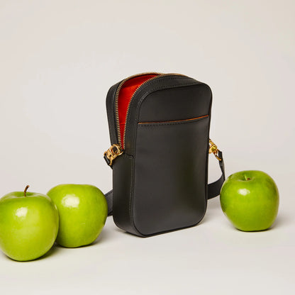 Apple Leather Crossbody Bag