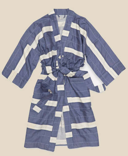 Robe ~ Slate Stripe