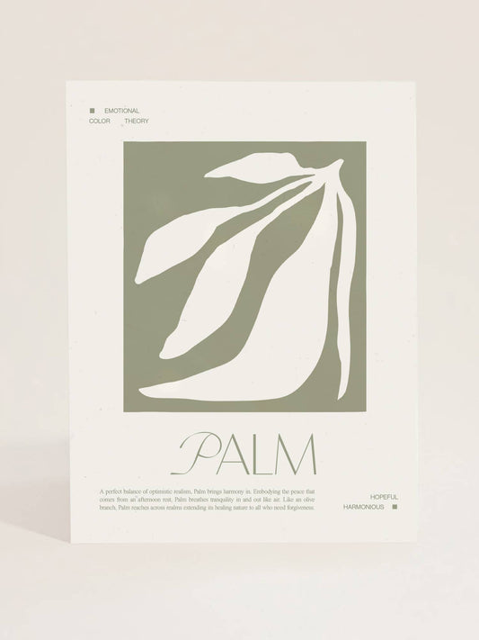 Emotional Color Theory Art Print ~ Palm