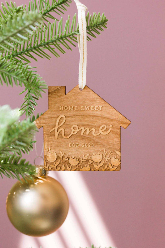 Wood Ornament  ~  Home Sweet Home 2023