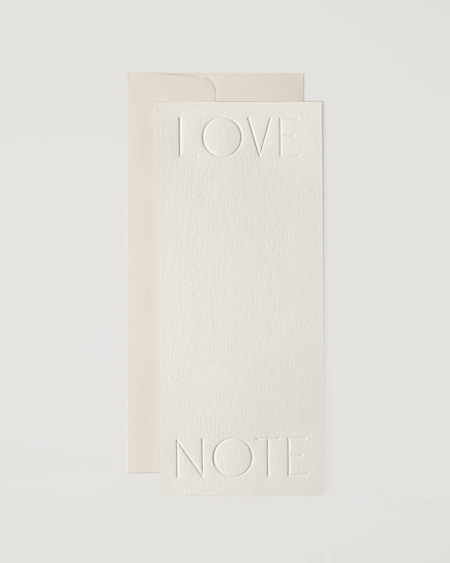 Greeting Card ~ Love Note (Embossed)