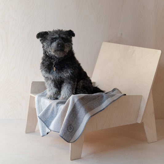 Pet Blanket (Small) ~ Neutral Stripe