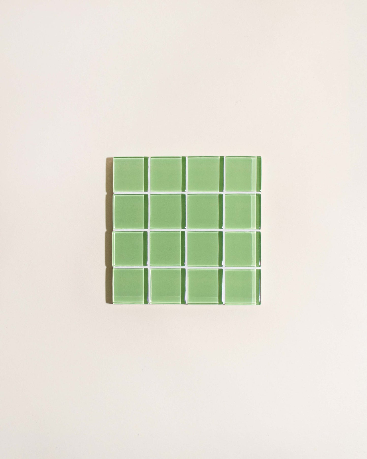 Glass Tile Coaster ~ It’s Lime
